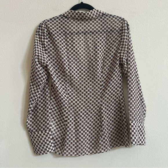 Abercrombie & Fitch Long-Sleeve Sheer Top - Picture 4 of 4